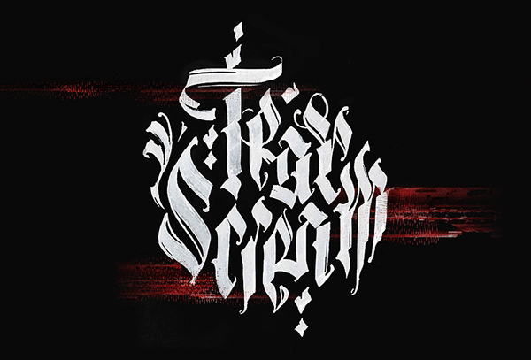 Gothic Calligraphy By Arseniy Mehovnikov - typography design