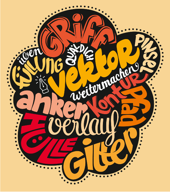 Lettering a Motivational Poster By Monika Gause - typography design