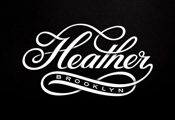 Heather Script By Michael Spitz - typography design