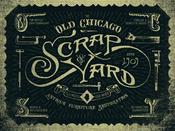 Old Chicago Scrapyard By Adam Trageser