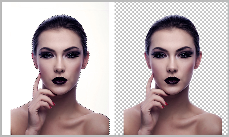 Select image - Photoshop tutorial double exposure effect