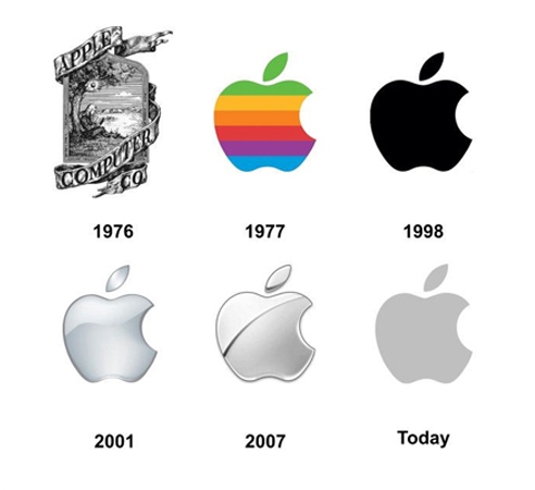 Apple logo design transition