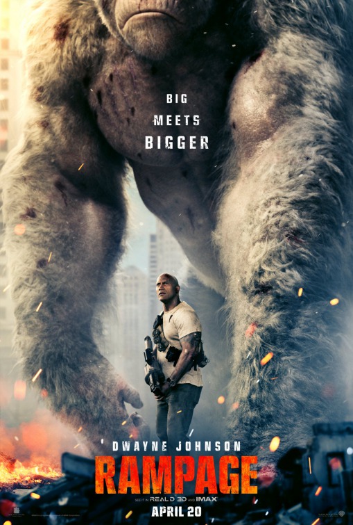 Rampage - movie posters 2018