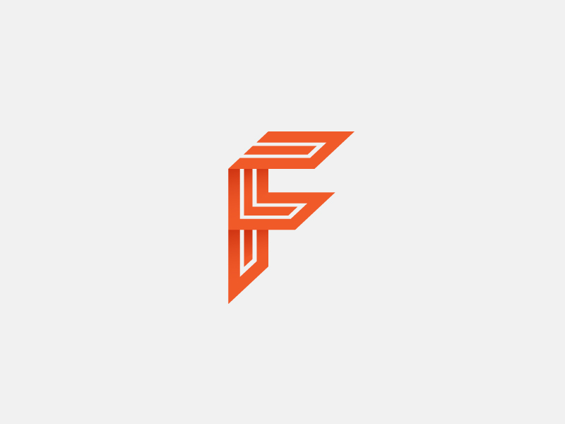 F - Single Letter Logo Design
