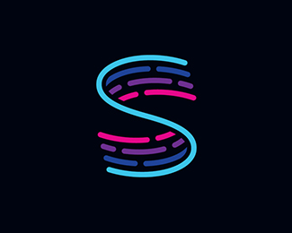 S - Single Letter Logo Design