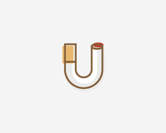 U - Single Letter Logo Design