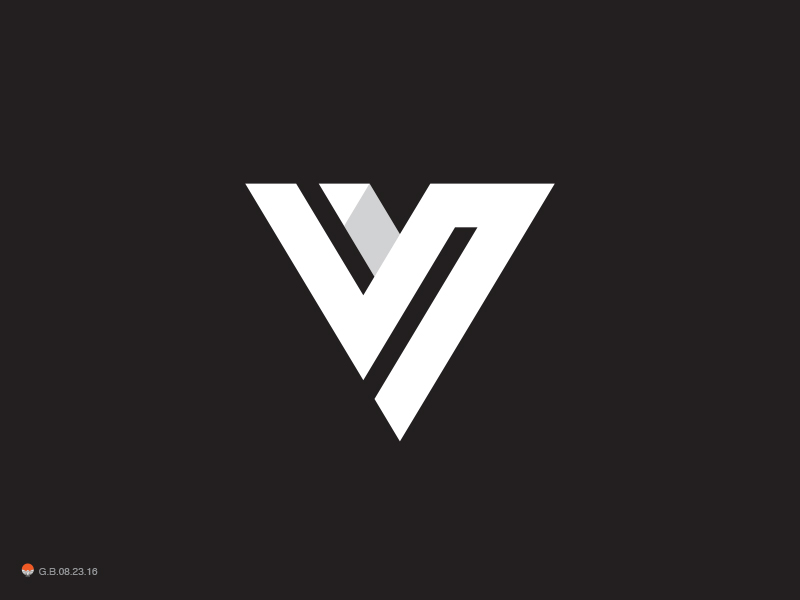 V - Single Letter Logo Design