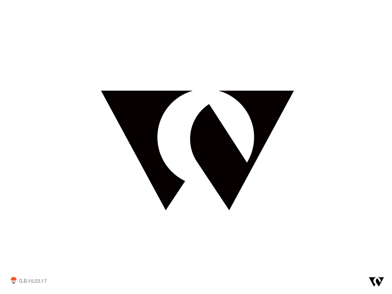 W - Single Letter Logo Design