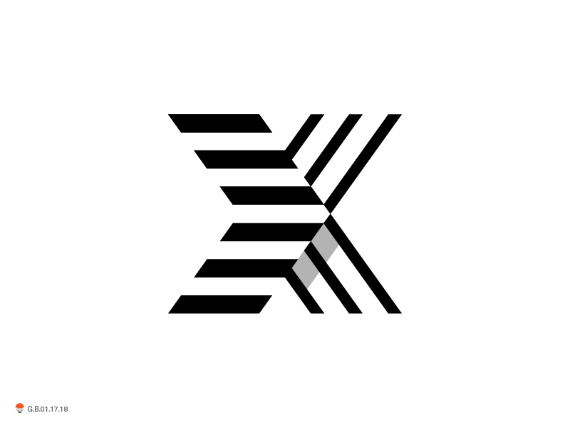 X - Single Letter Logo Design