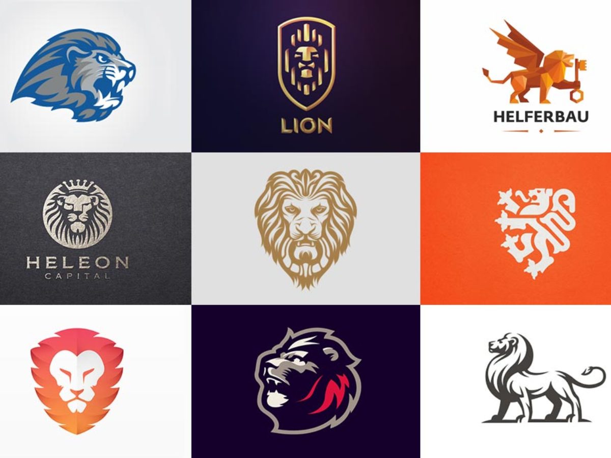 75 Best Lion Logo Design Inspiration - Design with Red
