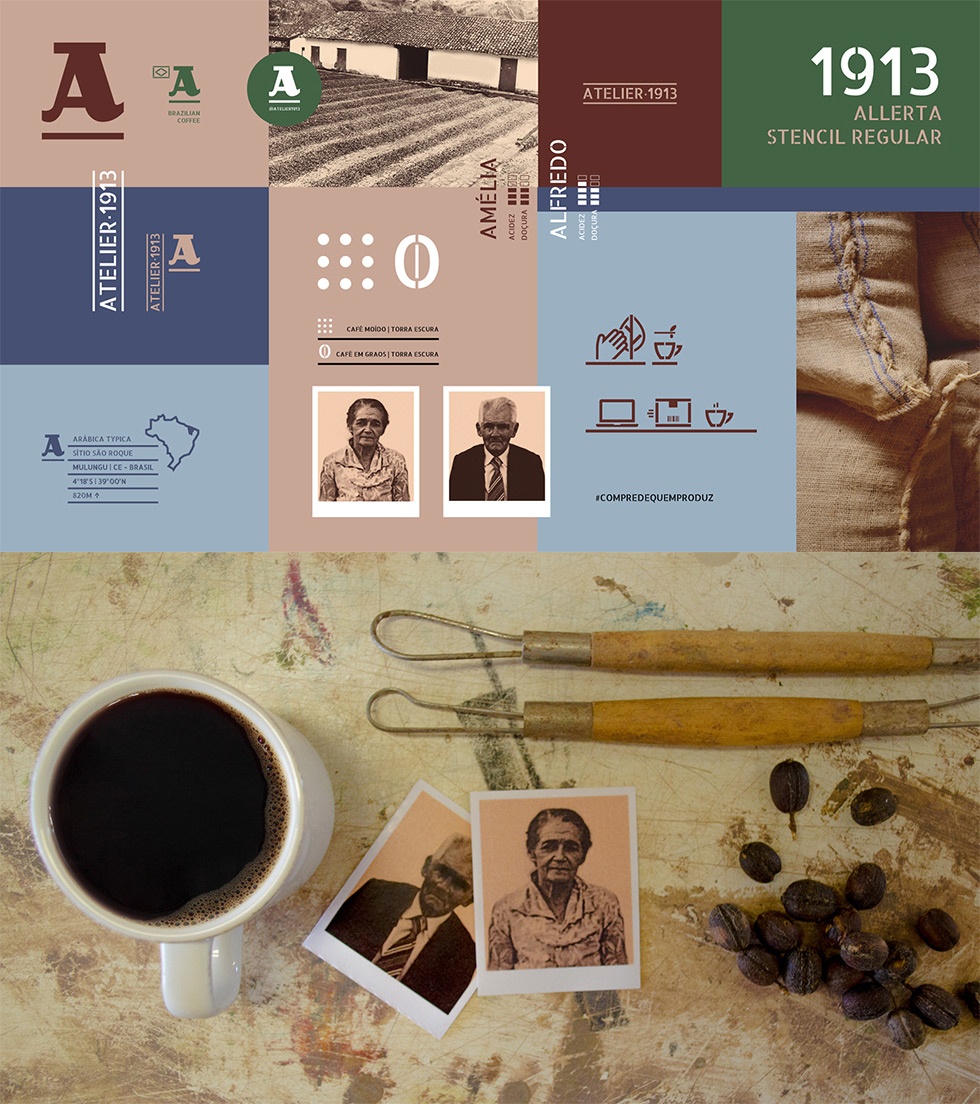 Coffee Packaging Design - Atelier 1913 01