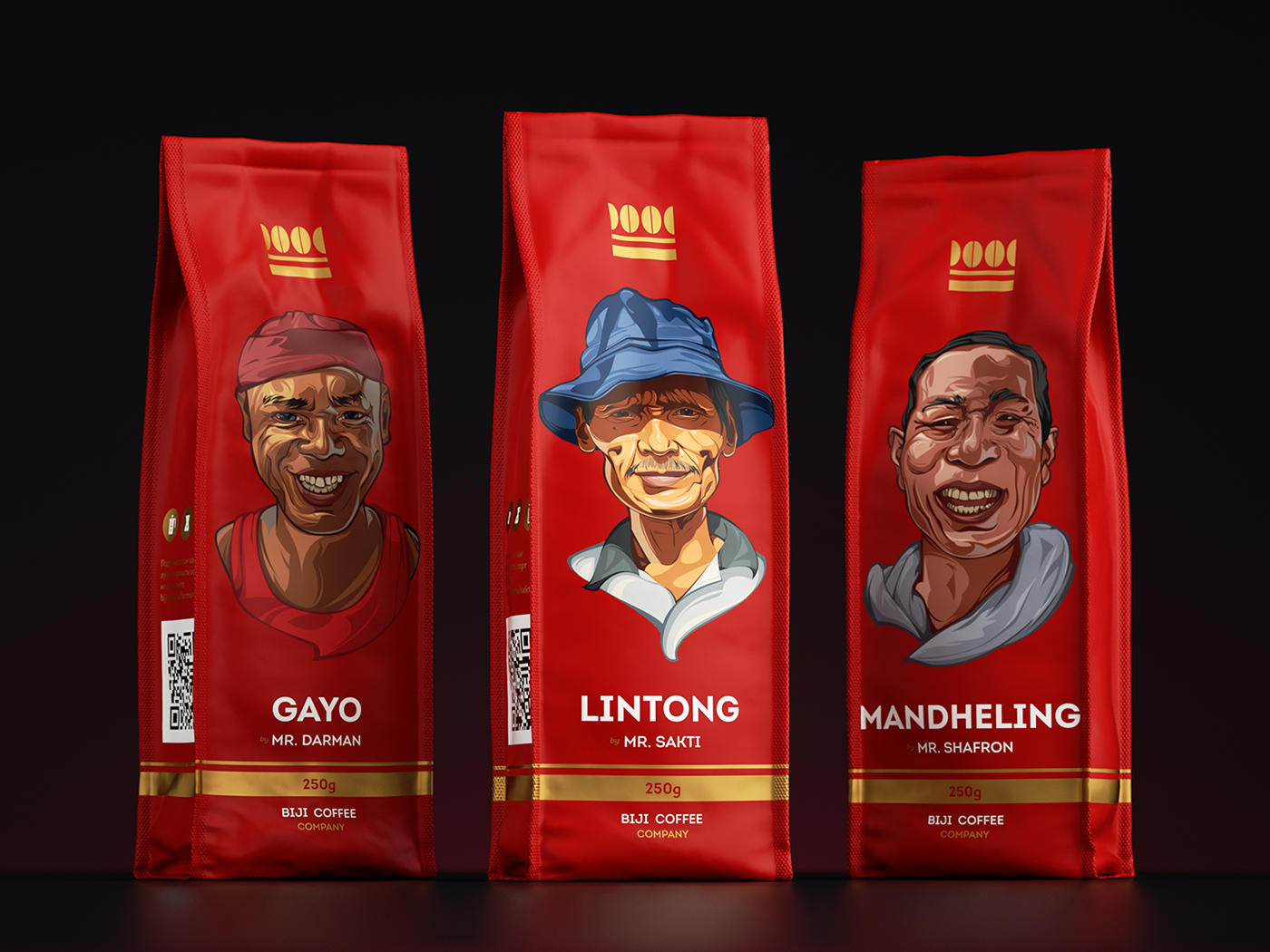 Coffee Packaging Design - Biji Coffee Company 01