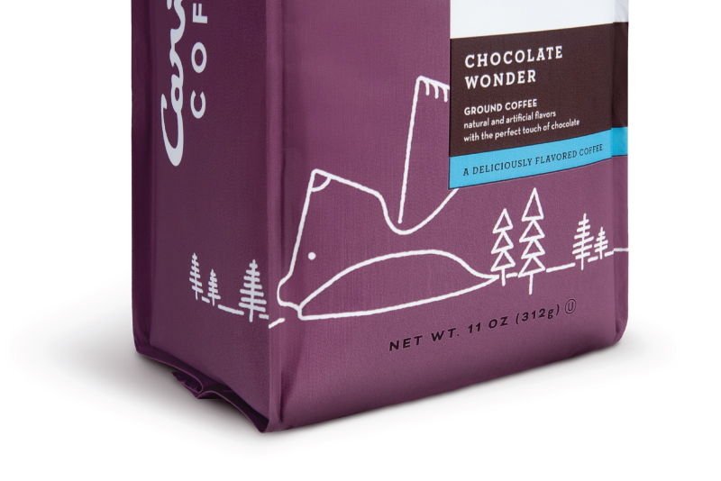 Coffee Packaging Design - Caribou Flavored Coffee 02