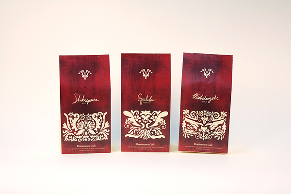 Coffee Packaging Design - Renaissance Cafe Coffee 01