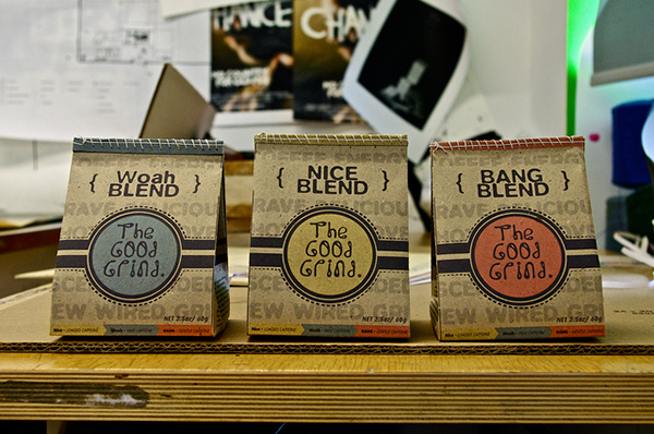 Coffee Packaging Design - The Good Grind Coffee 01