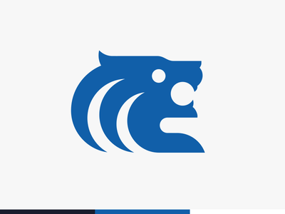 Surfing lion by Mark Forge - Lion Logo Design Inspiration