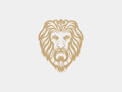Lion Doorknocker by Gert van Duinen - Lion Logo Design Inspiration