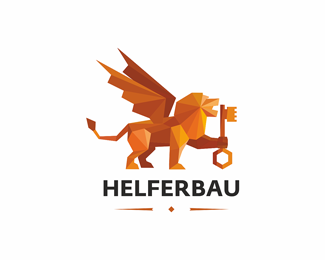 HelferBau by yuro - Lion Logo Design Inspiration