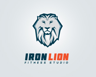 الأسد الحديدي من قبل malicho - Lion Logo Design Inspiration