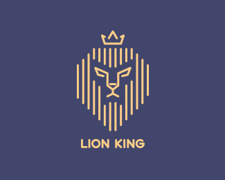 Lion King by lastspark - Lion Logo Design Inspiration