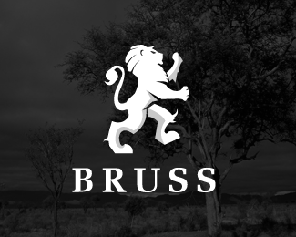 BRUSS بواسطة Anhlee - الأسد شعار تصميم إلهام
