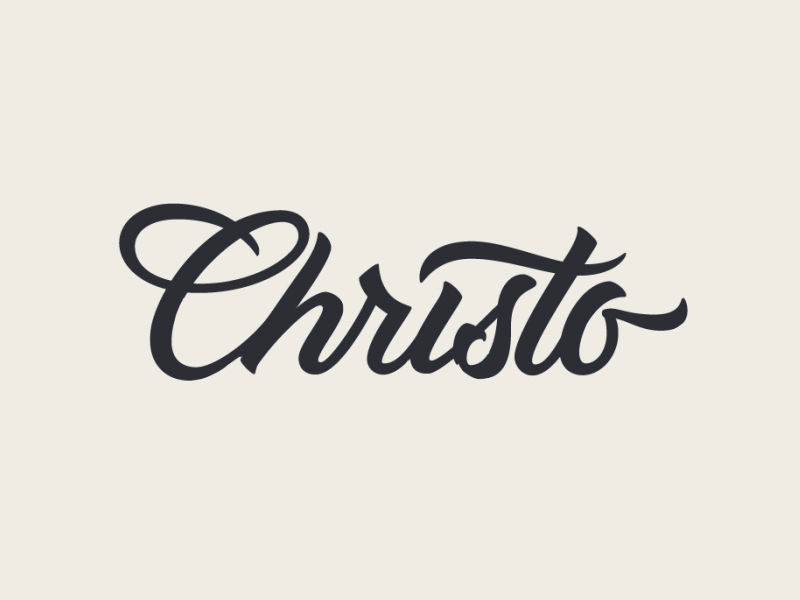 Script Logo Design - Christo