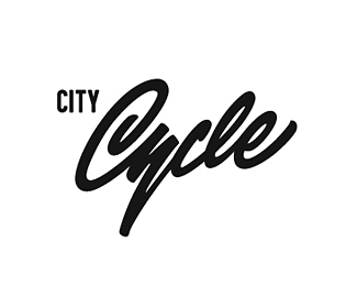 Script Logo Design - City Cycle
