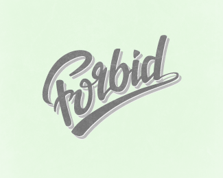 Script Logo Design - Forbid