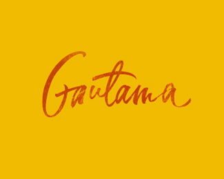 Script Logo Design - Gautama