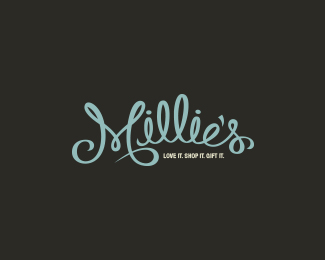 Script Logo Design - Millies