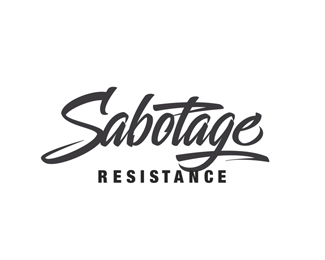 Script Logo Design - Sabotage Resistance
