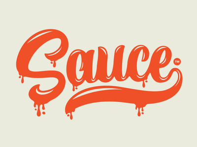 Script Logo Design - Sauce