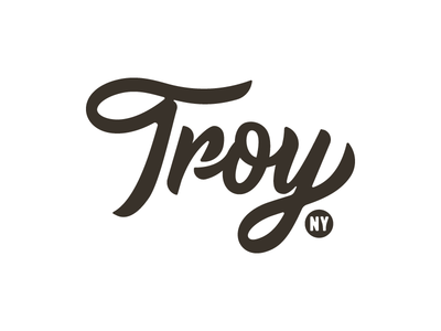 Script Logo Design - Troy