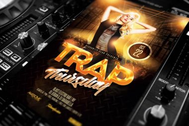 Free Club Flyer Template PSD Download