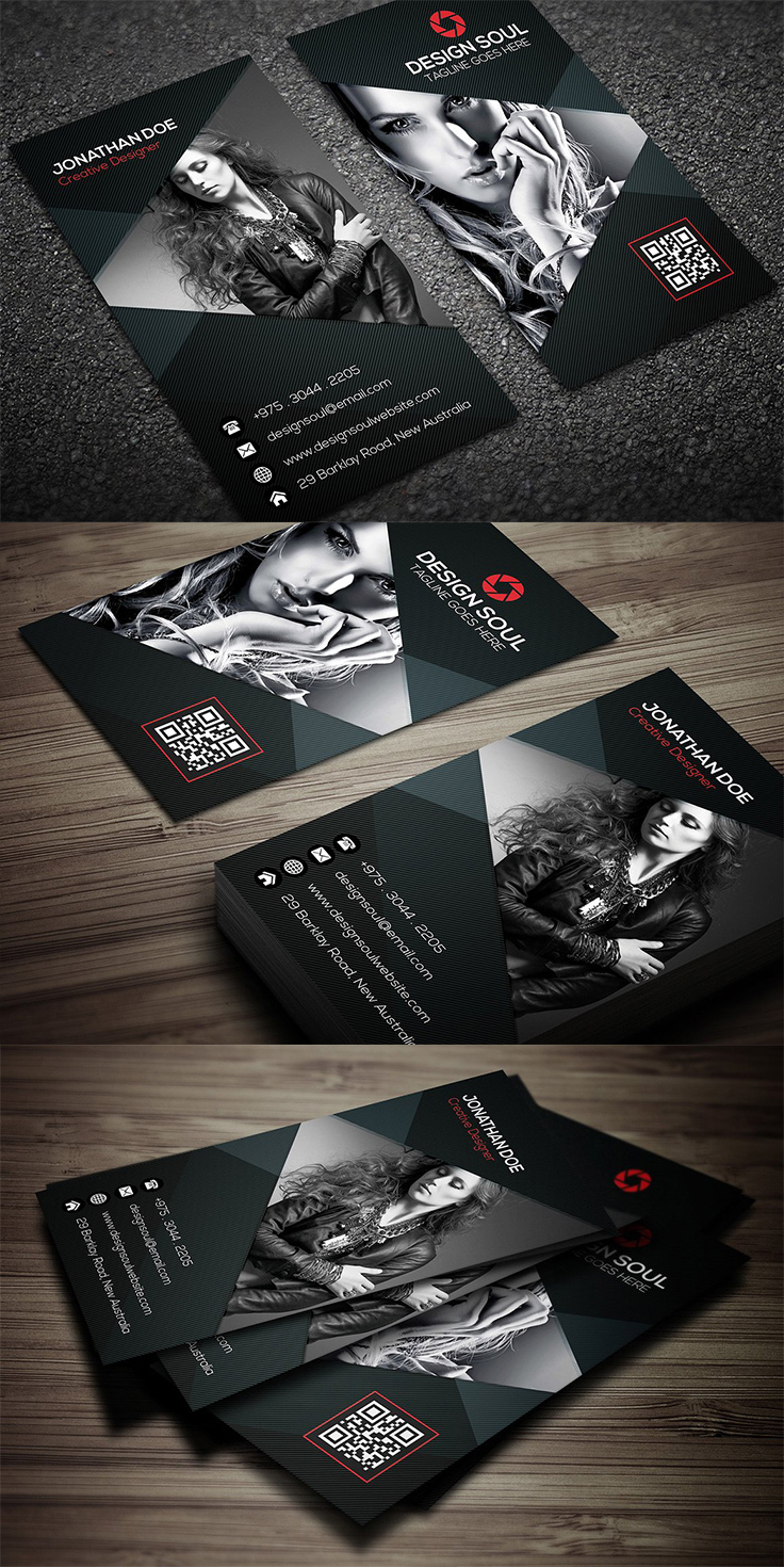 Template 4 - photography business card templates