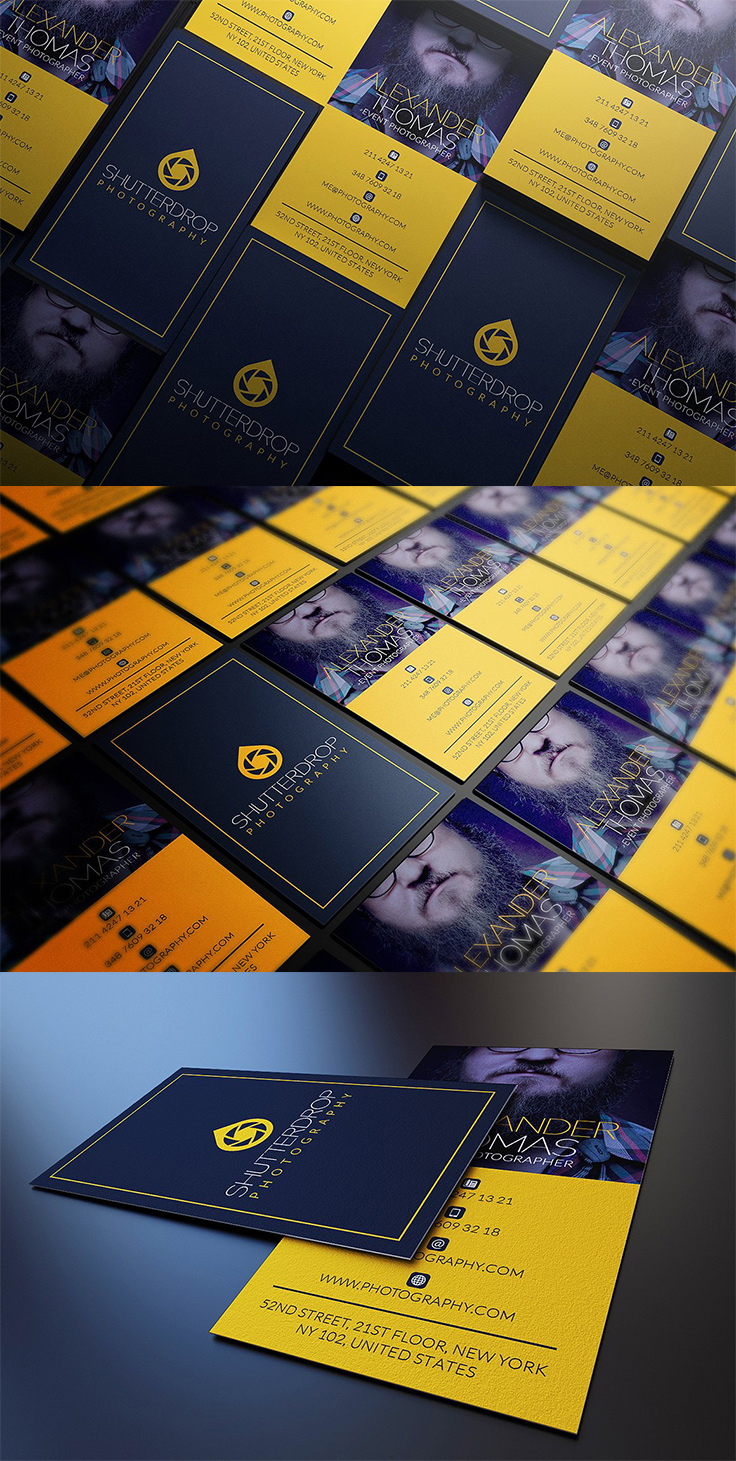 Template 31 - photography business card templates