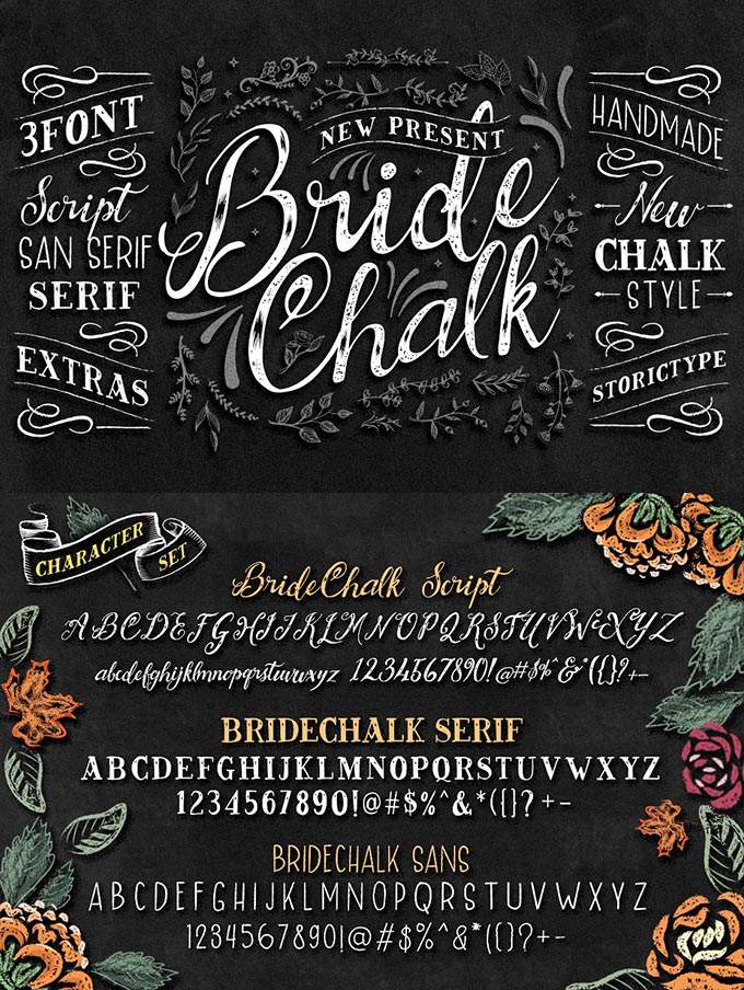 BrideChalk Typeface