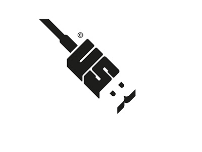 USB by piotrlogo - clever logos