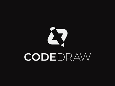 CodeDraw Logo Design by Aditya Chhatrala  - clever logos