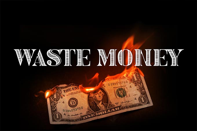 Waste Money Font