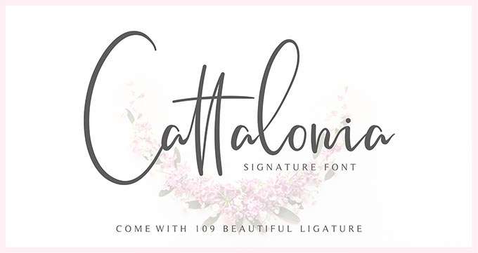 -Cattalonia Signature Font