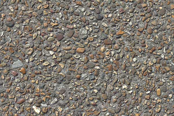 Concrete Cobble Stone Pebble Walkway Texture