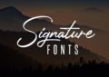 41 Autograph and Signature Fonts Free DesignwithRed
