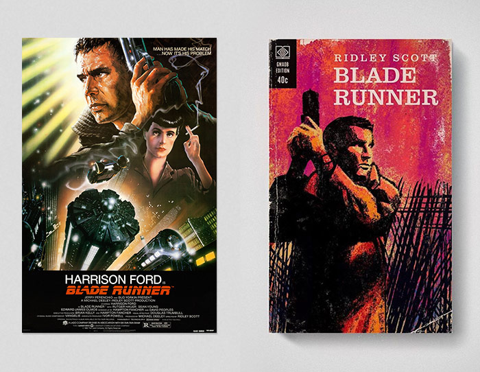 Blade Runner poster and book