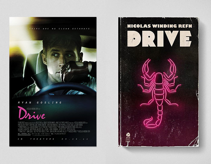 Drive poster and book