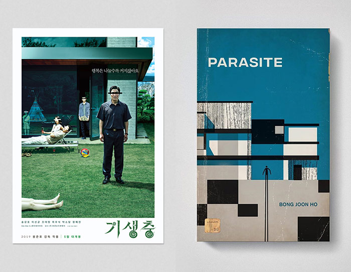 Parasite poster and book