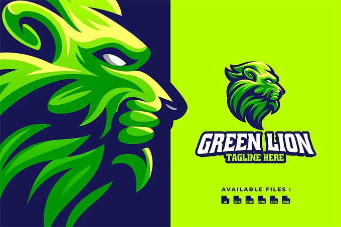 Green Lion Sport Logo
