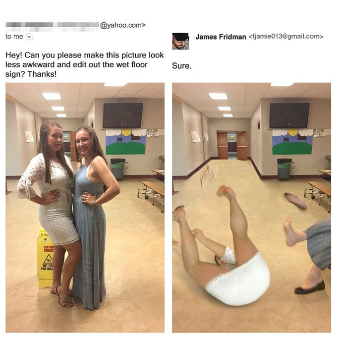 30 Funny Photoshop Edits By James Fridman | Design with Red