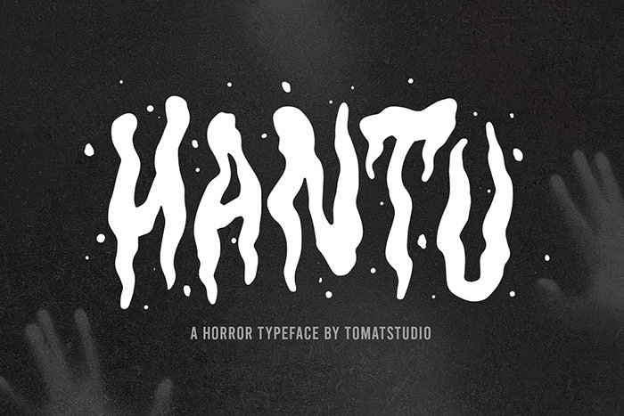 Horror Fonts | Hantu