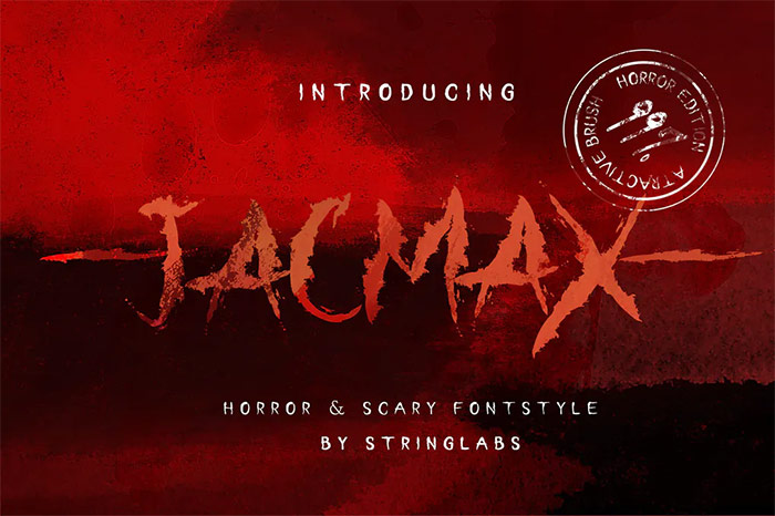 Jacmax - Horror Font